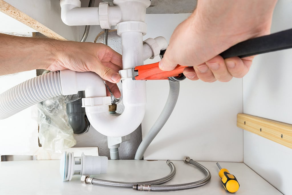 Plumbing repair work